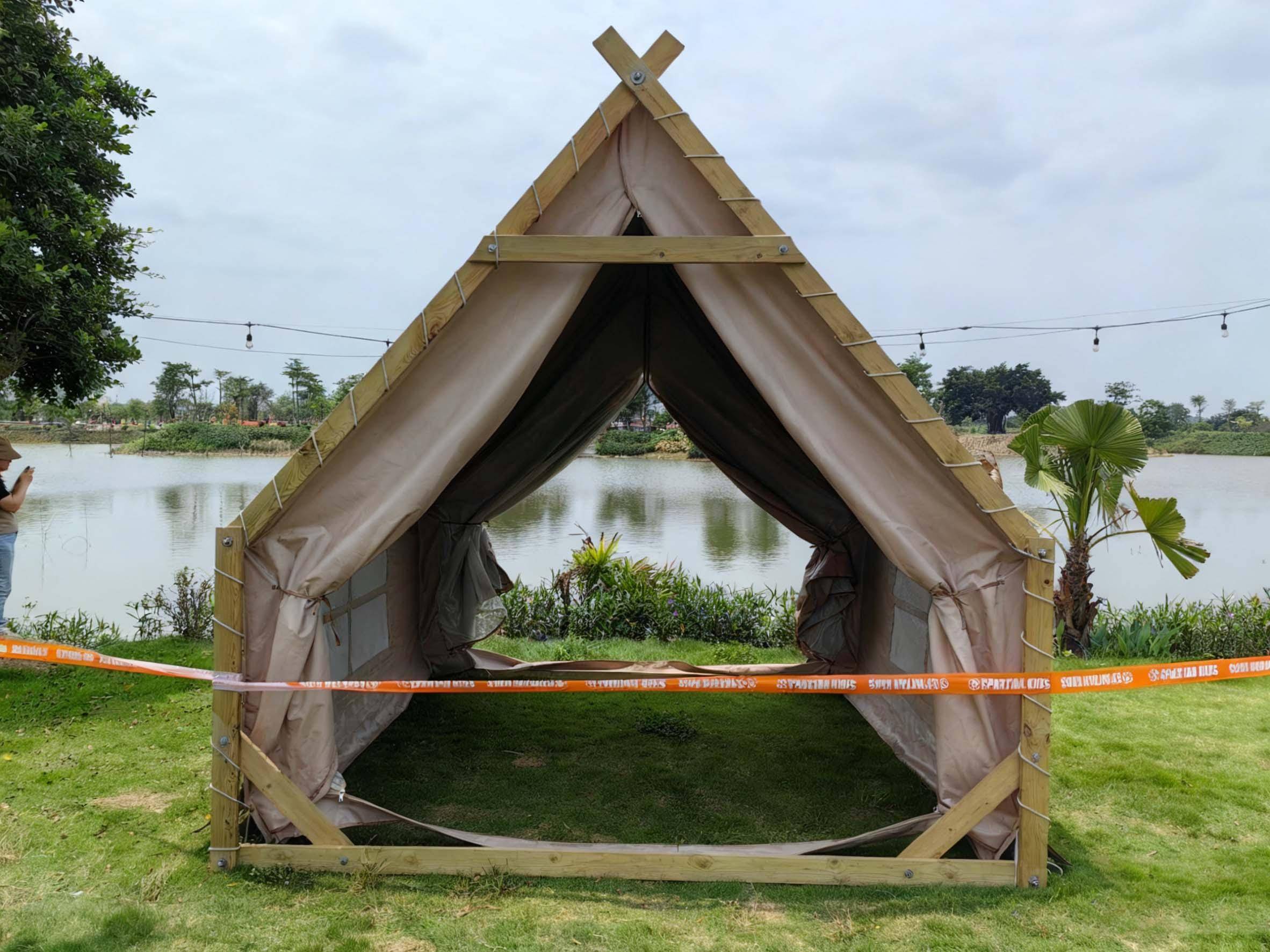 好来居专注金属结构房屋三大主营帐篷满足多元场景需求冰球突破豪华版手机版沙漠亲子景区帐篷定制优选佛山(图3)